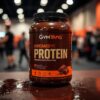 Proteina de leche, sabor chocolate, marca gymyang, en gimnasio